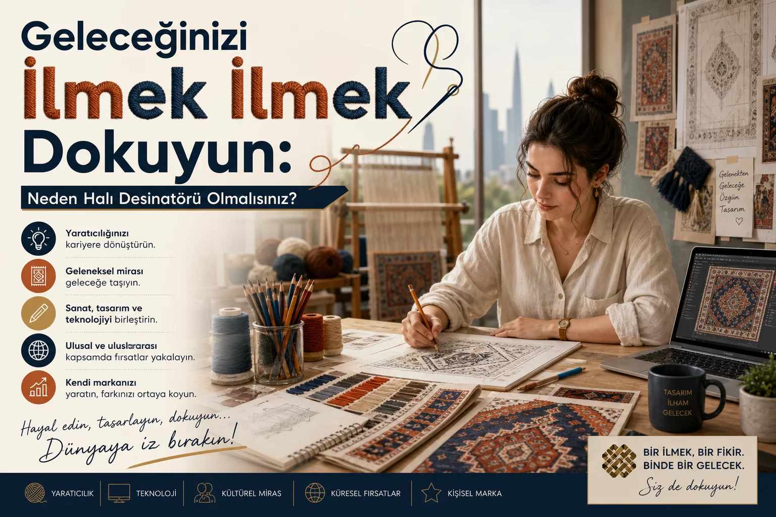 Geleceğinizi İlmek İlmek Dokuyun: Neden Halı Desinatörü Olmalısınız?