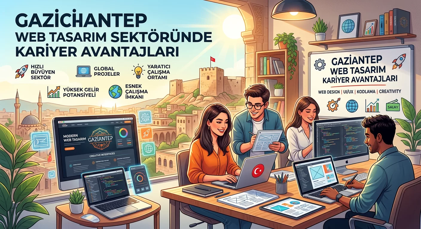 Gaziantep Web Tasarım Sektöründe Kariyer Avantajları