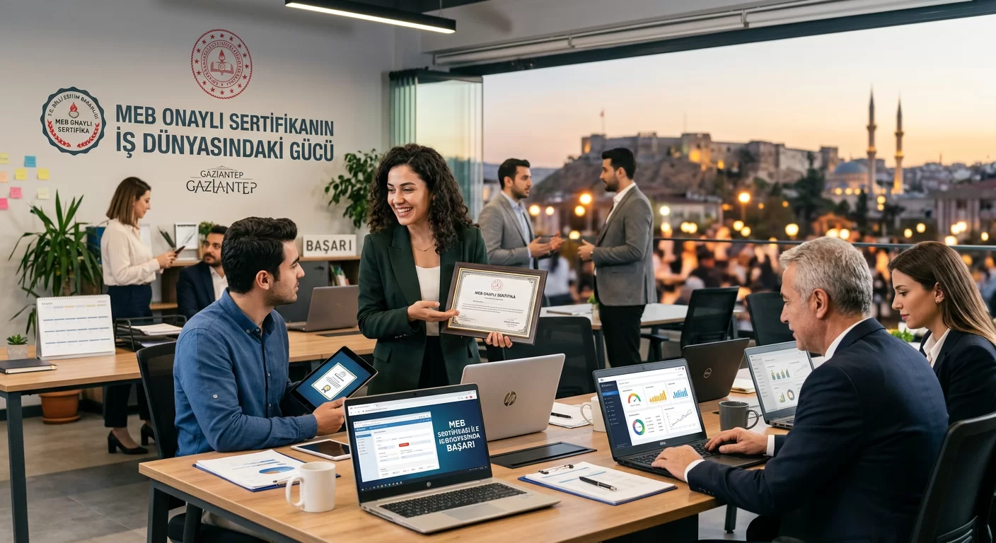 Gaziantep'te MEB Onaylı Sertifikanın İş Dünyasındaki Gücü