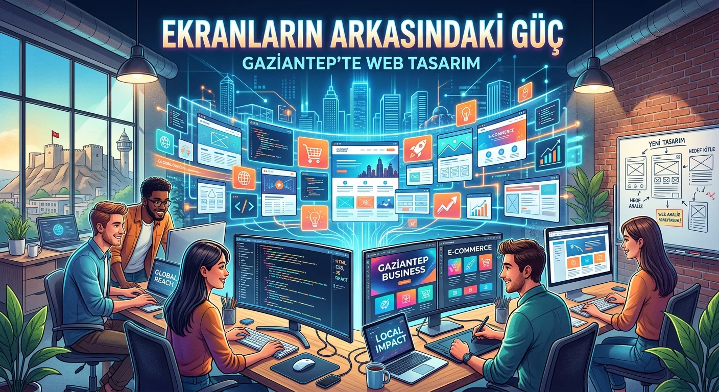 Ekranların Arkasındaki Güç: Gaziantep'te Web Tasarım