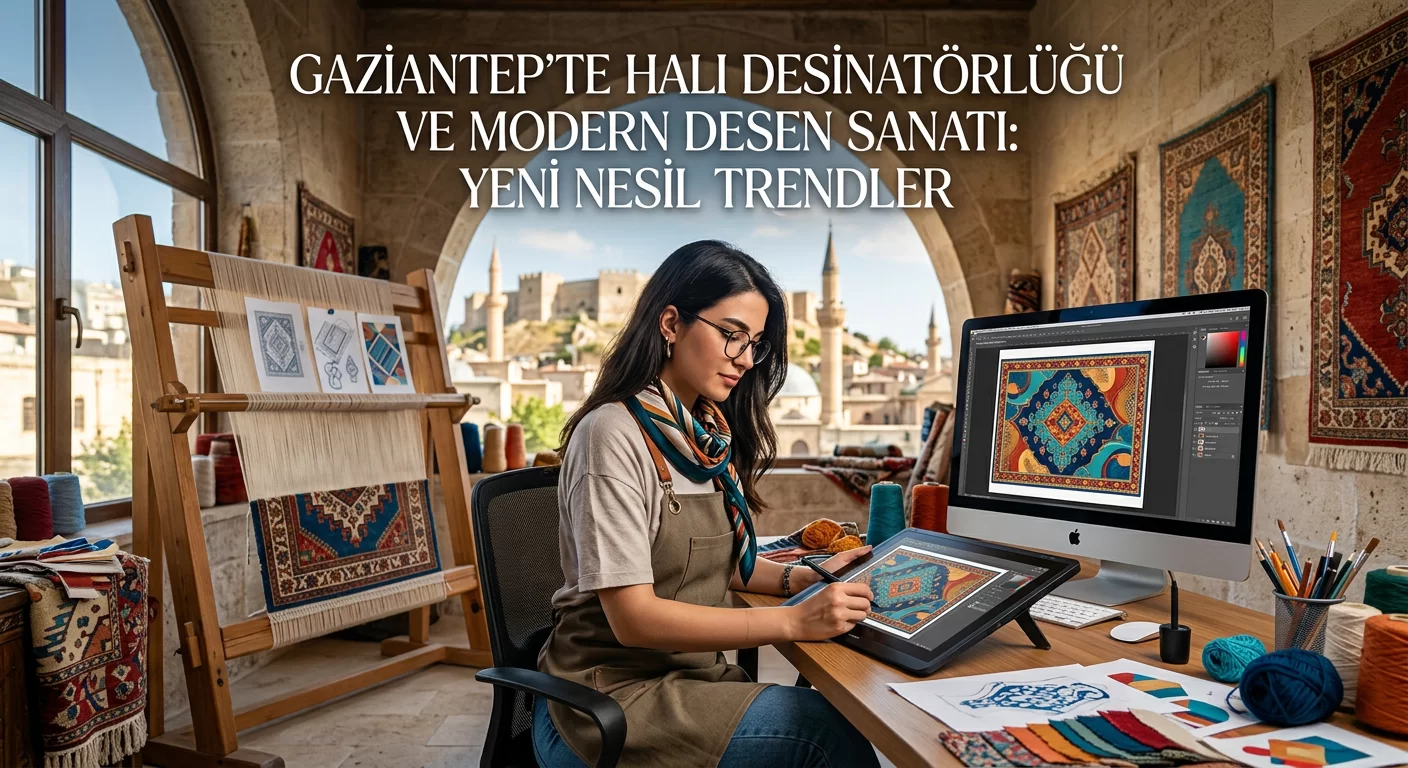 Gaziantep’te Halı Desinatörlüğü ve Modern Desen Sanatı: Yeni Nesil Trendler
