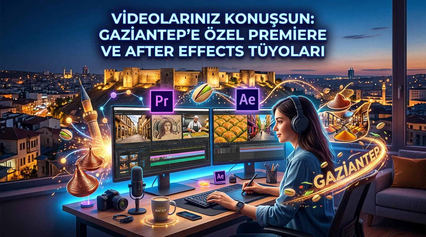Videolarınız Konuşsun: Gaziantep’e Özel Premiere ve After Effects Tüyoları