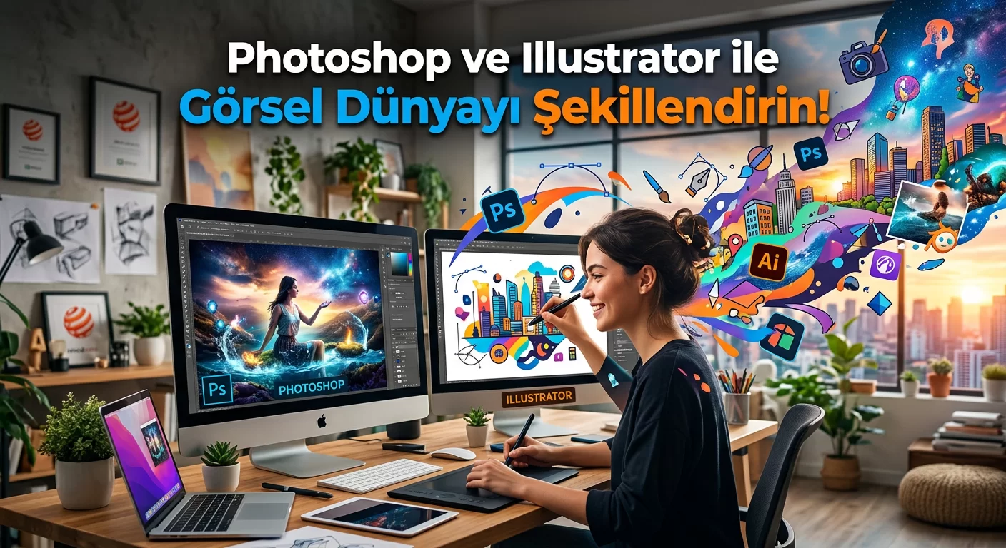 Photoshop ve Illustrator ile Görsel Dünyayı Şekillendirin!