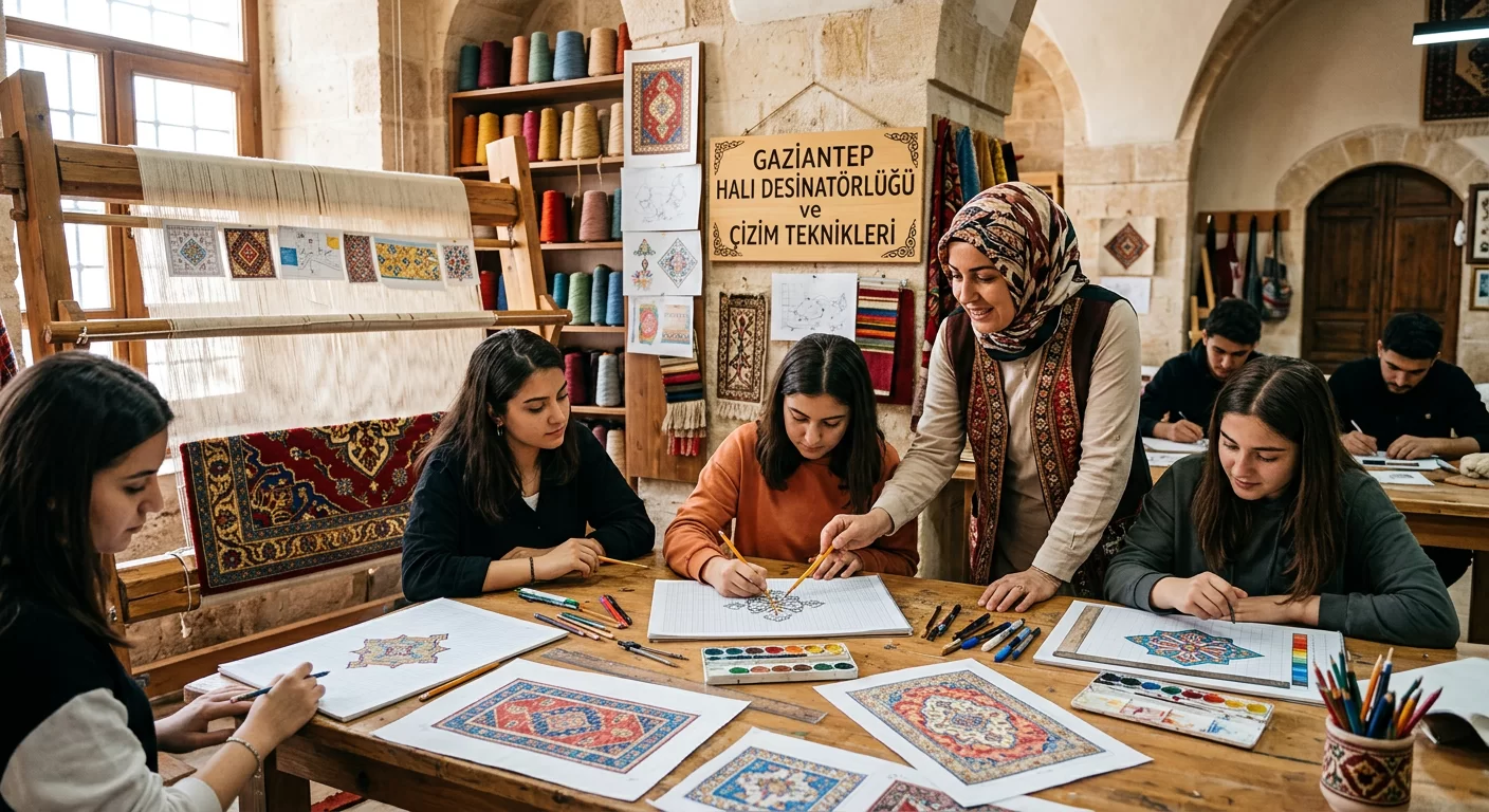 Gaziantep Halı Desinatörlüğü ve Çizim Teknikleri