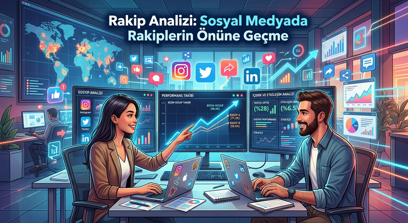 Rakip Analizi: Sosyal Medyada Rakiplerin Önüne Geçme