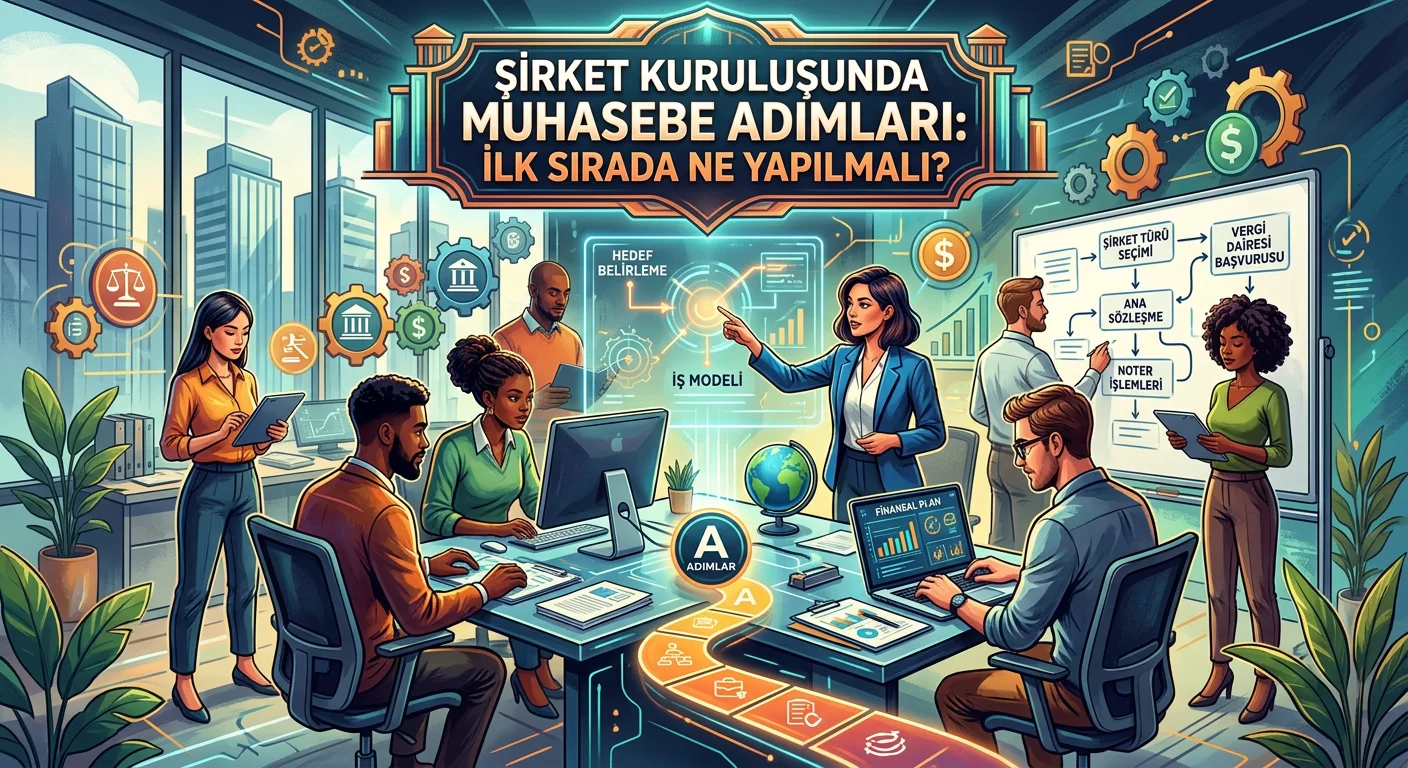 Şirket Kuruluşunda Muhasebe Adımları: İlk Sırada Ne Yapılmalı?