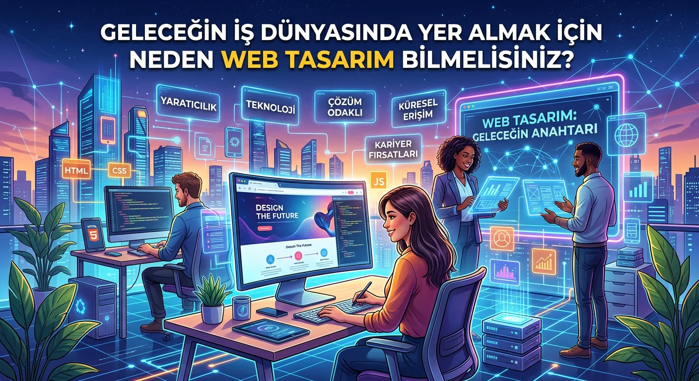 Geleceğin İş Dünyasında Yer Almak İçin Neden Web Tasarım Bilmelisiniz?