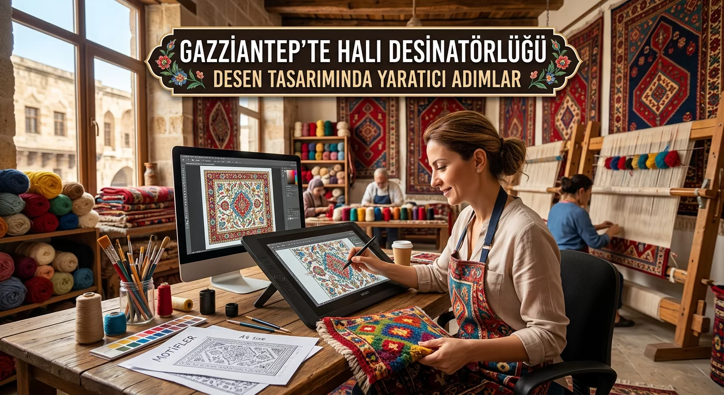 Gaziantep’te Halı Desinatörlüğü: Desen Tasarımında Yaratıcı Adımlar