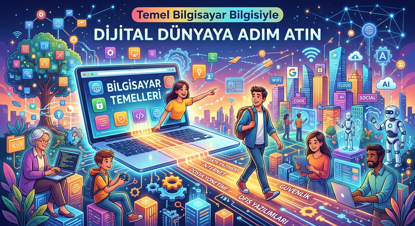 Temel Bilgisayar Bilgisiyle Dijital Dünyaya Adım Atın