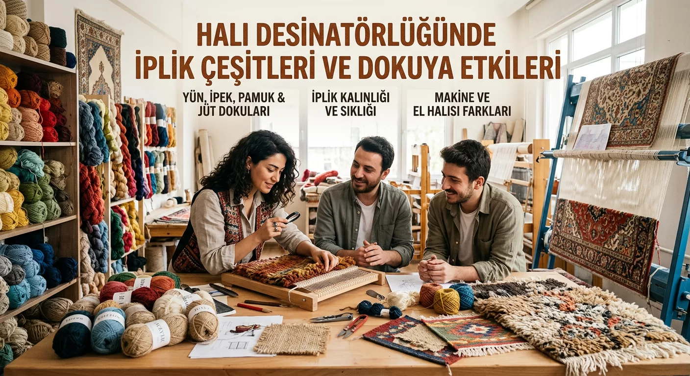 Halı Desinatörlüğünde İplik Çeşitleri ve Dokuya Etkileri