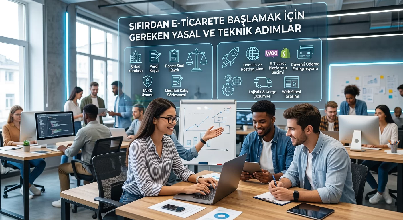 Sıfırdan E-Ticarete Başlamak İçin Gereken Yasal ve Teknik Adımlar