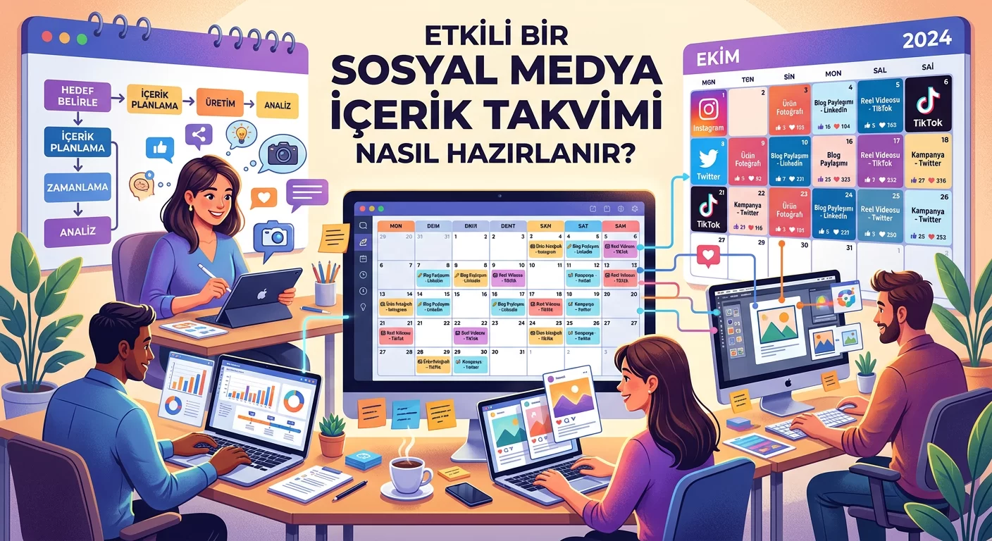 Etkili Bir Sosyal Medya İçerik Takvimi Nasıl Hazırlanır?