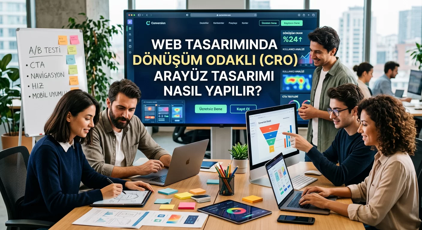 Web Tasarımında Dönüşüm Odaklı (CRO) Arayüz Tasarımı Nasıl Yapılır?