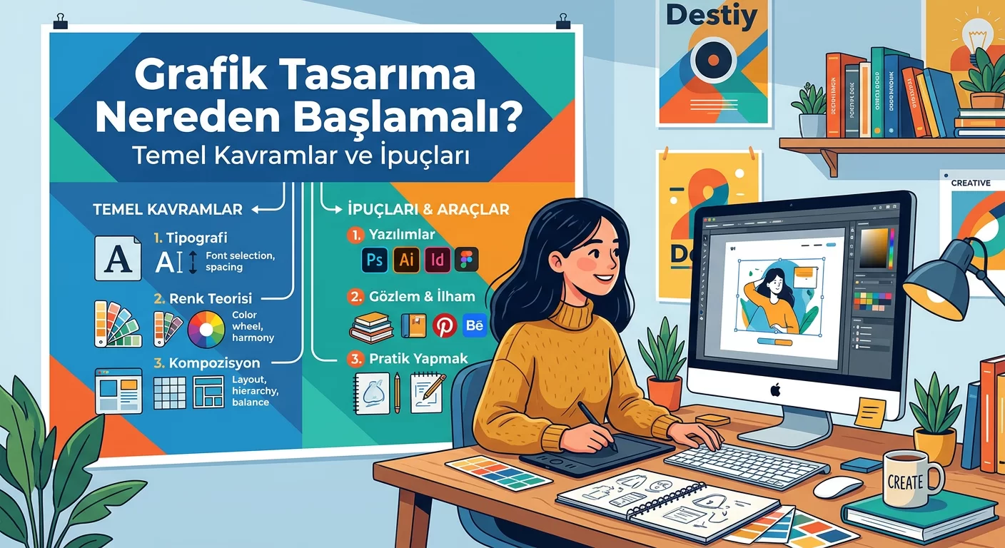 Grafik Tasarıma Nereden Başlamalı? Temel Kavramlar ve İpuçları