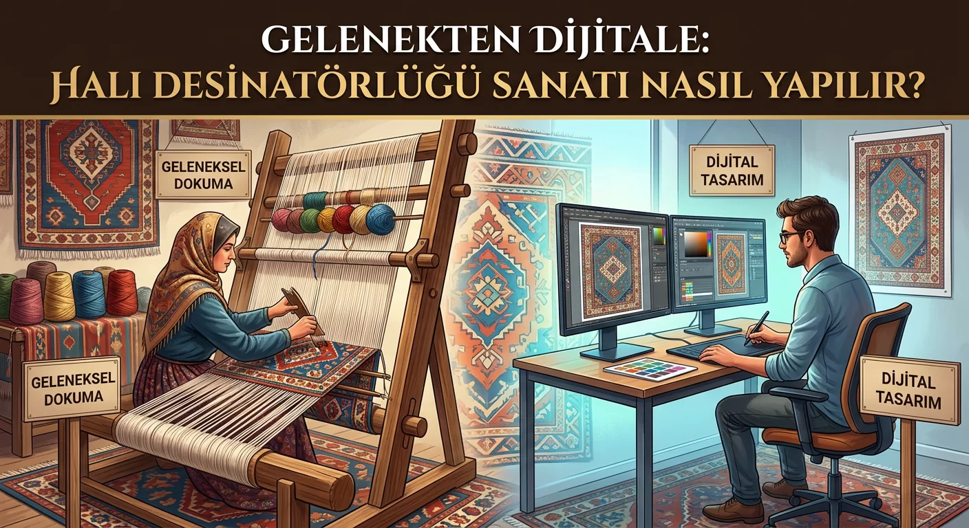 Gelenekten Dijitale: Halı Desinatörlüğü Sanatı Nasıl Yapılır?