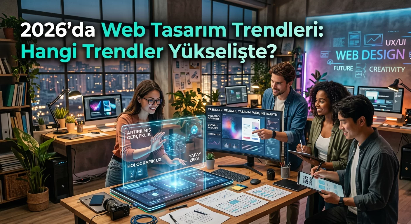 2026’da Web Tasarım Trendleri: Hangi Trendler Yükselişte?