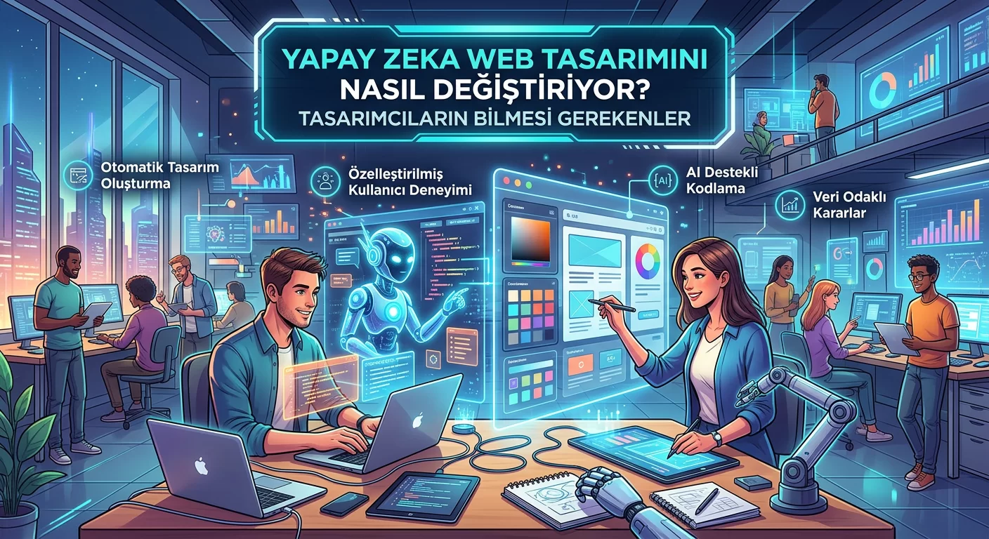 Yapay Zeka Web Tasarımını Nasıl Değiştiriyor? Tasarımcıların Bilmesi Gerekenler