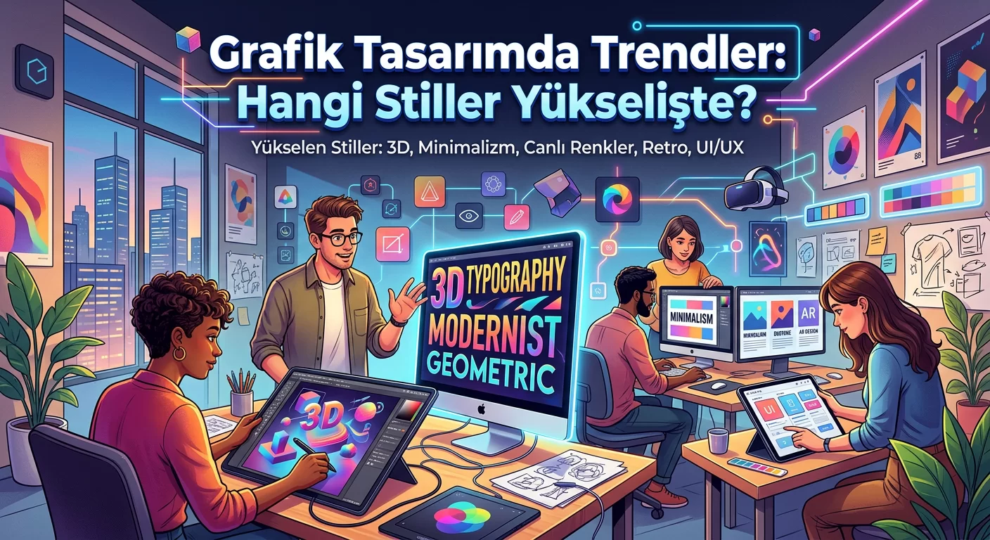Grafik Tasarımda Trendler: Hangi Stiller Yükselişte?