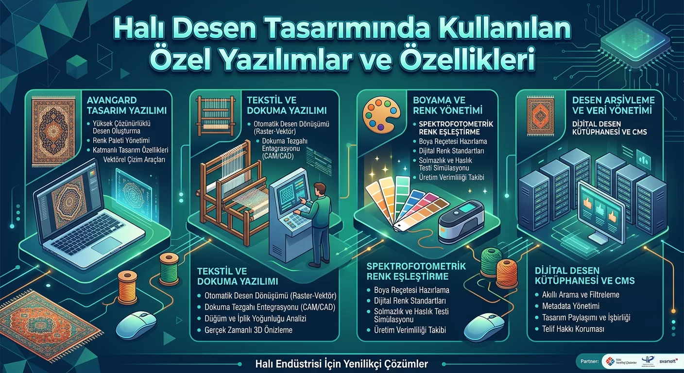 Halı Desen Tasarımında Kullanılan Özel Yazılımlar ve Özellikleri