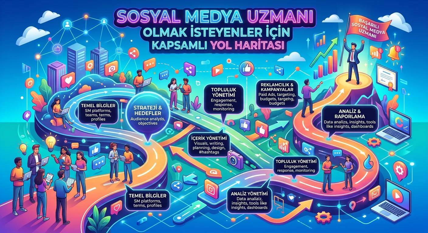 Sosyal Medya Uzmanı Olmak İsteyenler İçin Kapsamlı Yol Haritası