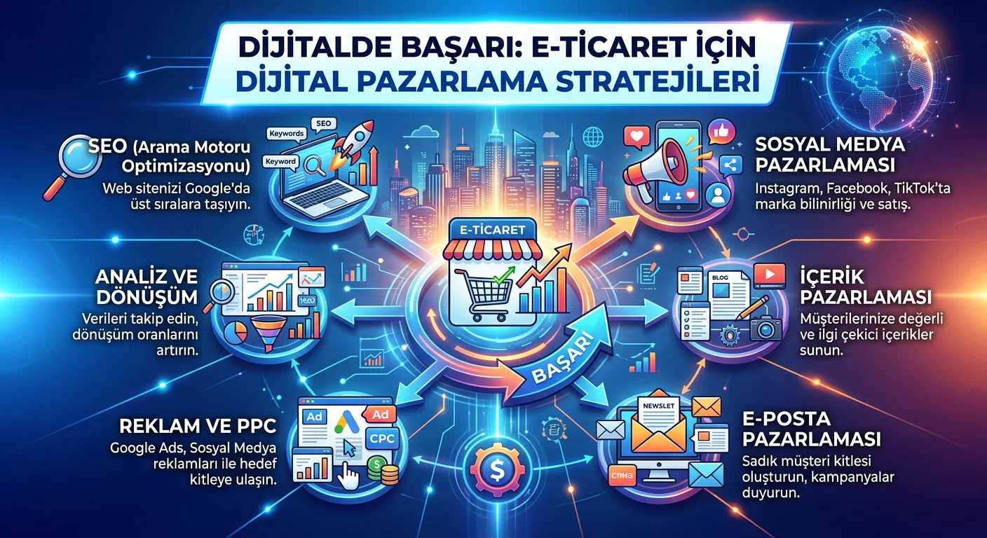 Dijitalde Başarı: E-Ticaret İçin Dijital Pazarlama Stratejileri