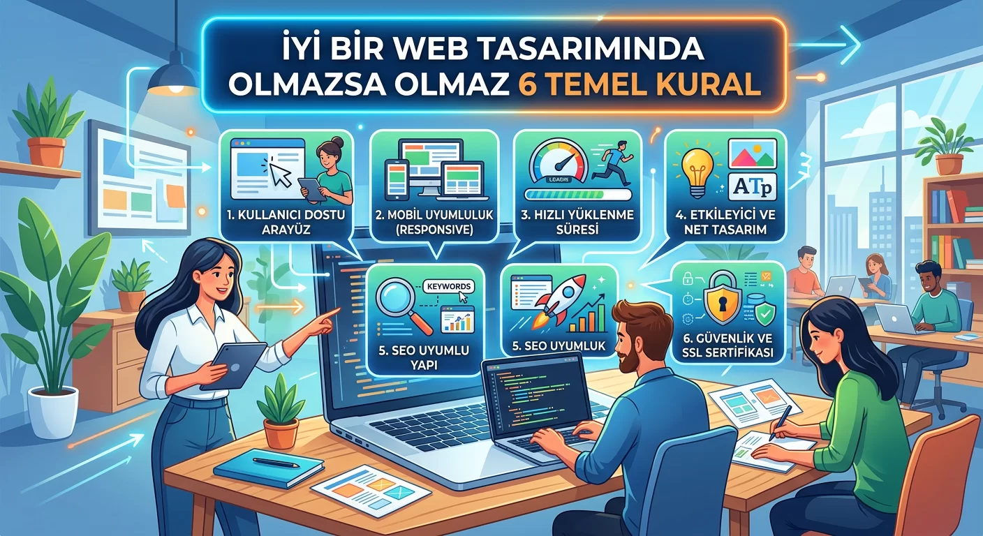 İyi Bir Web Tasarımında Olmazsa Olmaz 6 Temel Kural