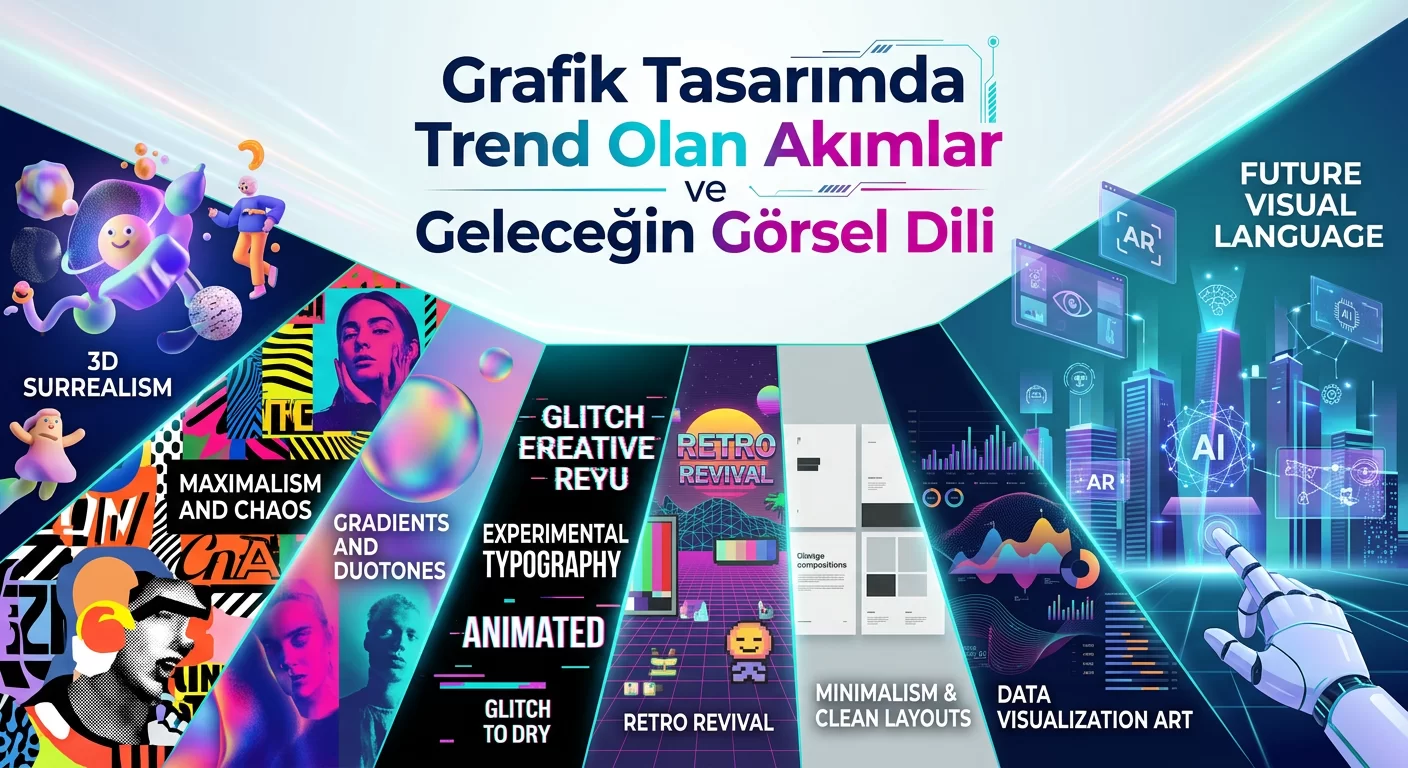 Grafik Tasarımda Trend Olan Akımlar ve Geleceğin Görsel Dili