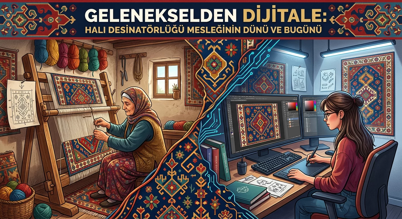 Gelenekselden Dijitale Halı Desinatörlüğü Mesleğinin Dünü ve Bugünü