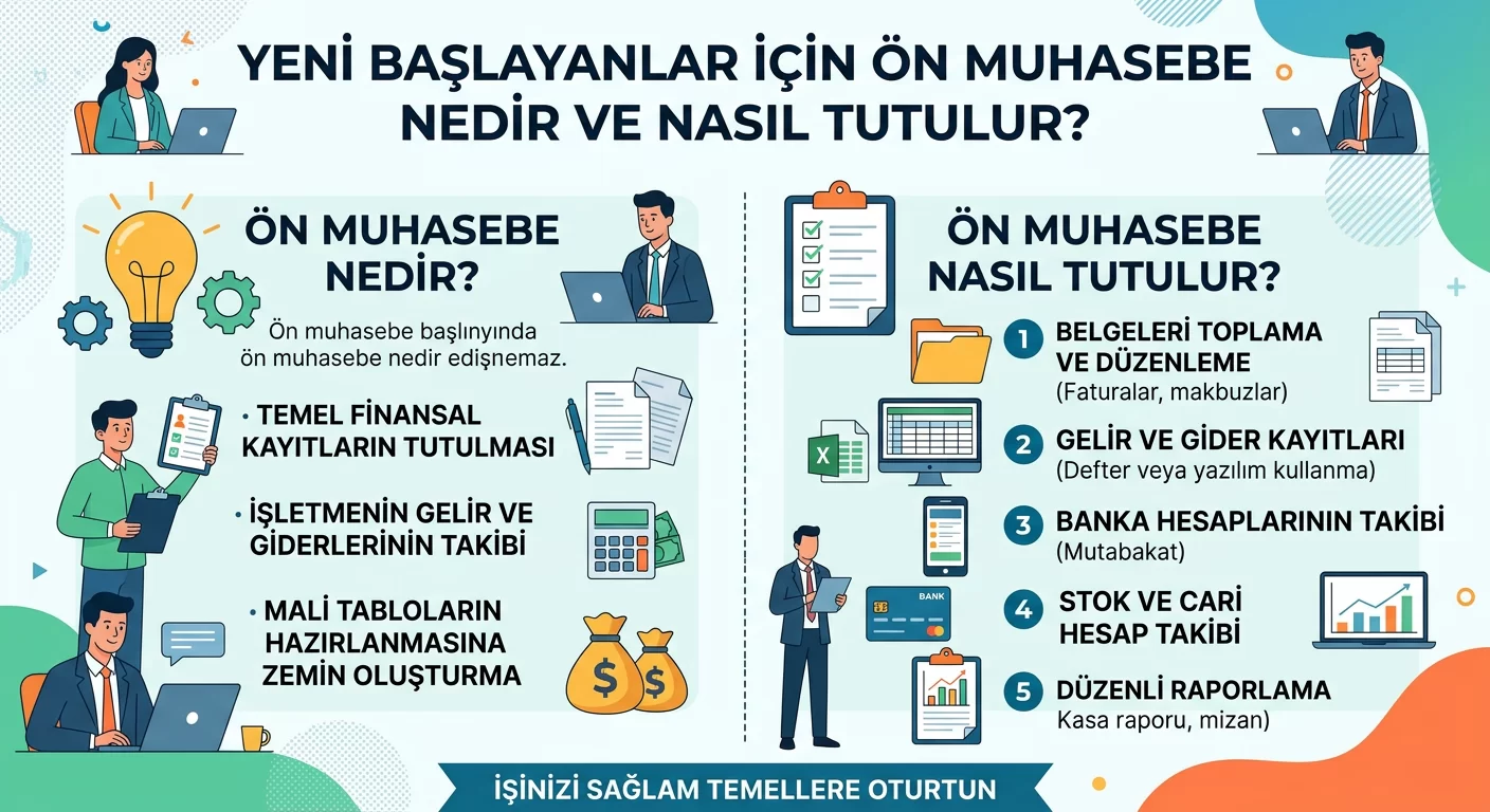 Yeni Başlayanlar İçin Ön Muhasebe Nedir ve Nasıl Tutulur?