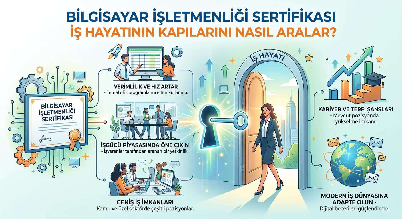 Bilgisayar İşletmenliği Sertifikası İş Hayatının Kapılarını Nasıl Aralar?
