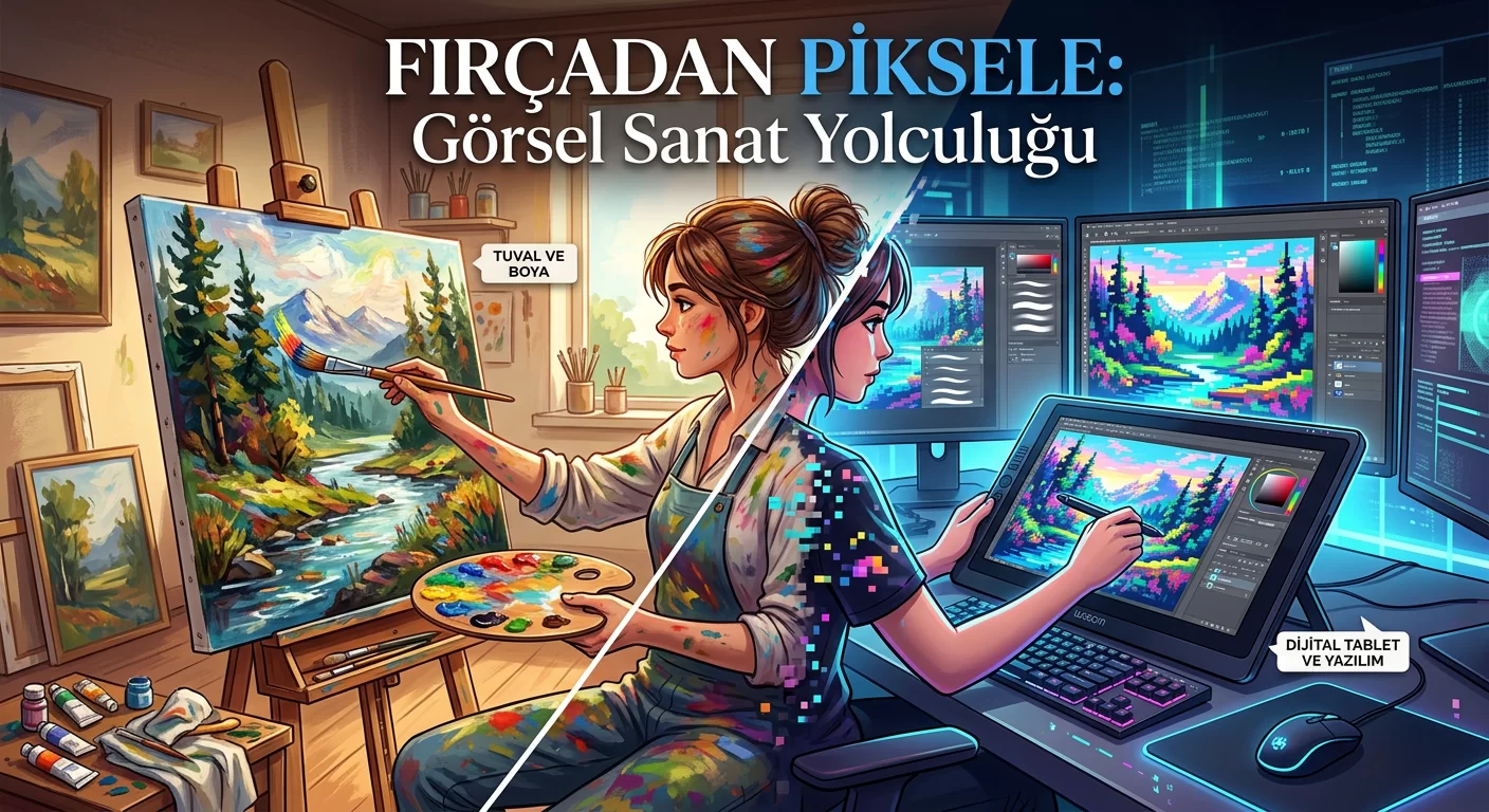 Fırçadan Piksele: Görsel Sanat Yolculuğu