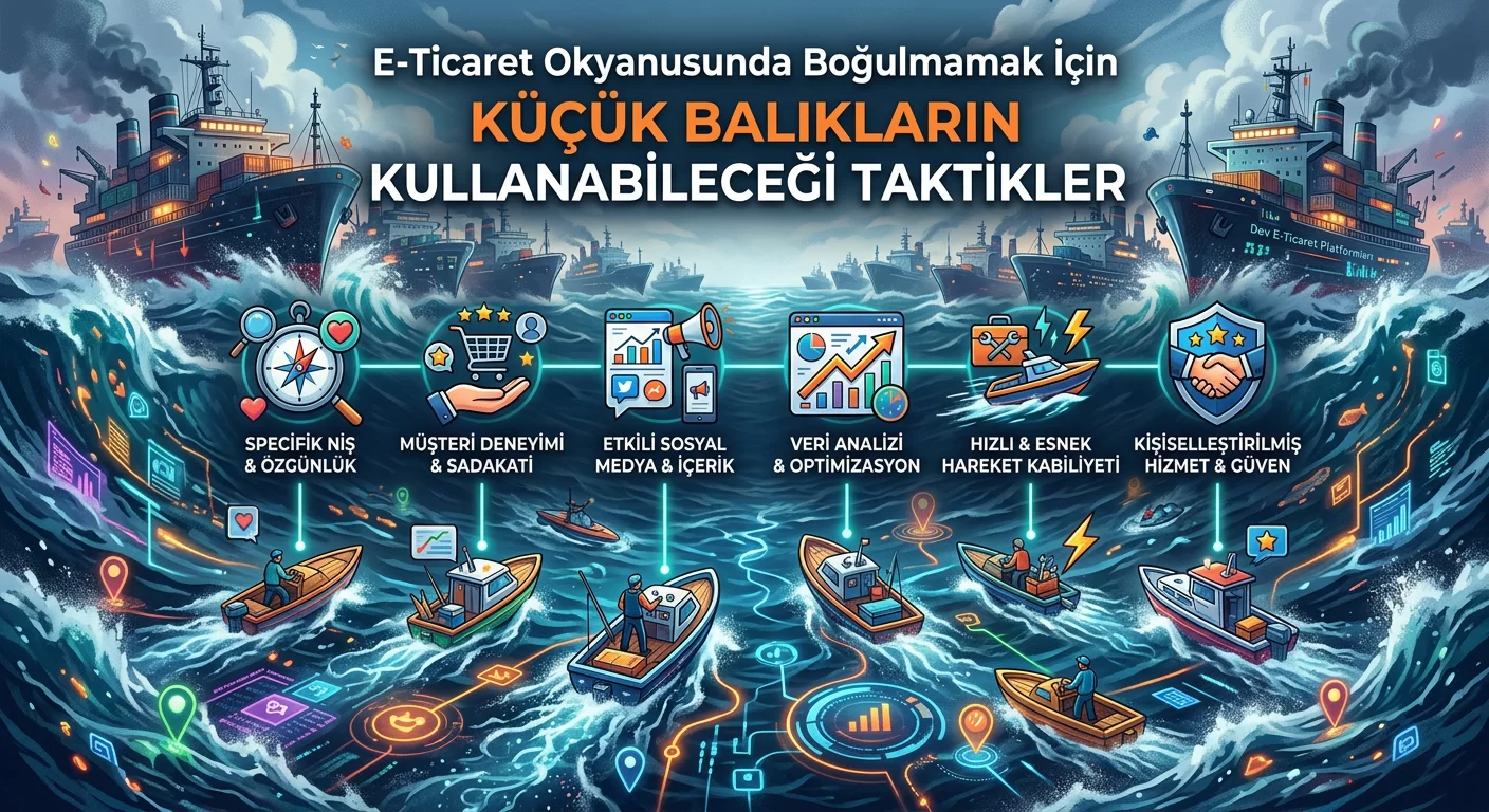 E-Ticaret Okyanusunda Boğulmamak İçin Küçük Balıkların Kullanabileceği Taktikler