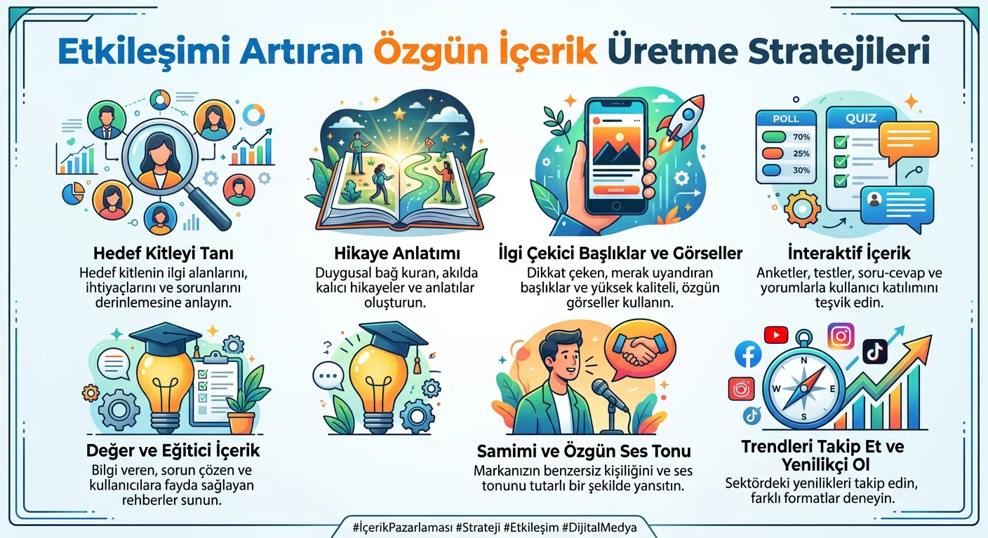 Etkileşimi Artıran Özgün İçerik Üretme Stratejileri