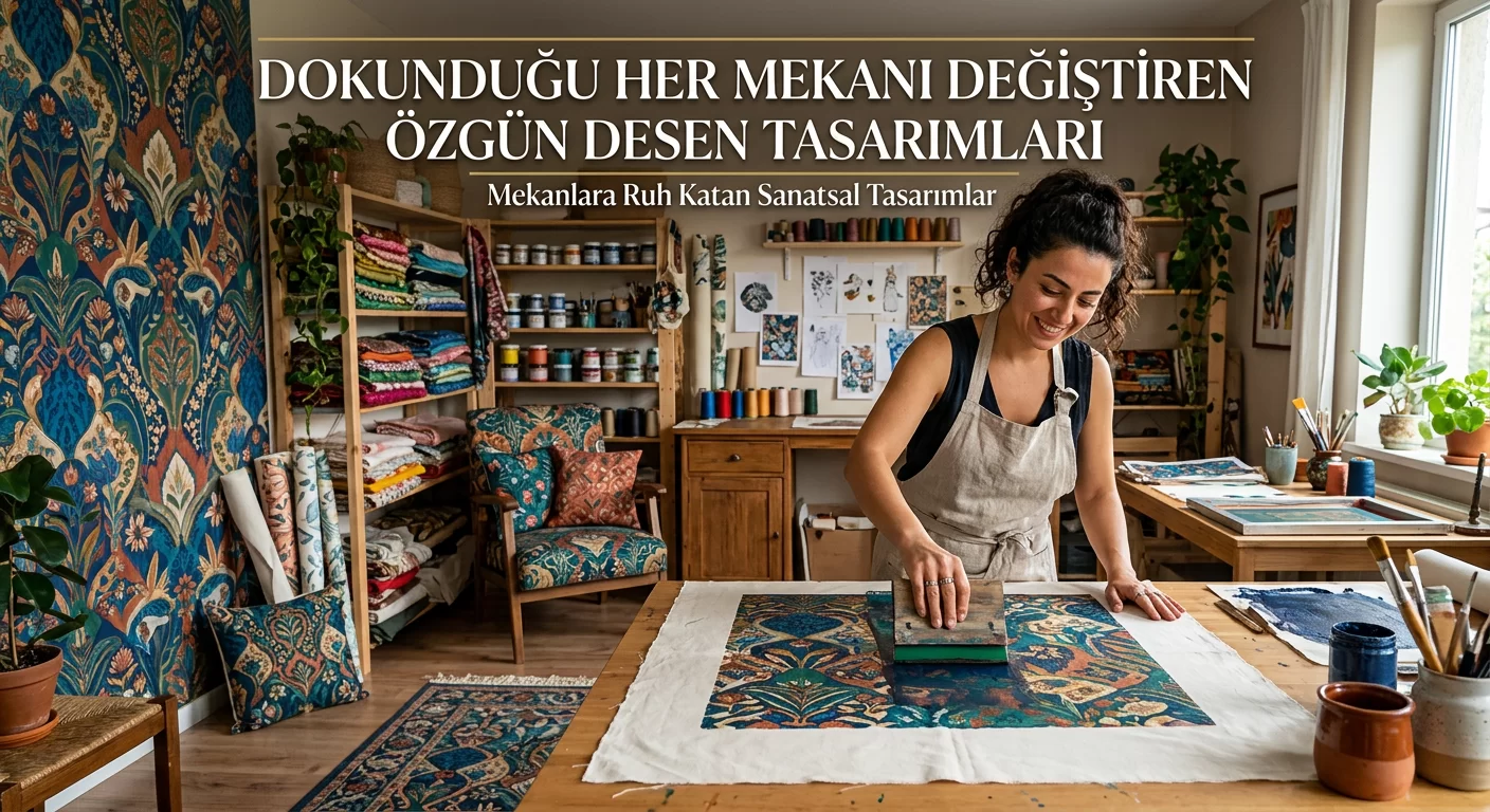 Dokunduğu Her Mekanı Değiştiren Özgün Desen Tasarımları