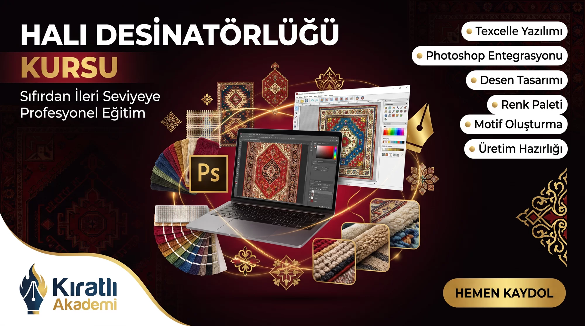 Halı Desinatörlüğü ( Tasarımı ) Kursu