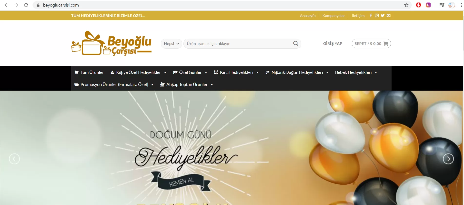 Beyoğlu Çarşısı E-Ticaret
