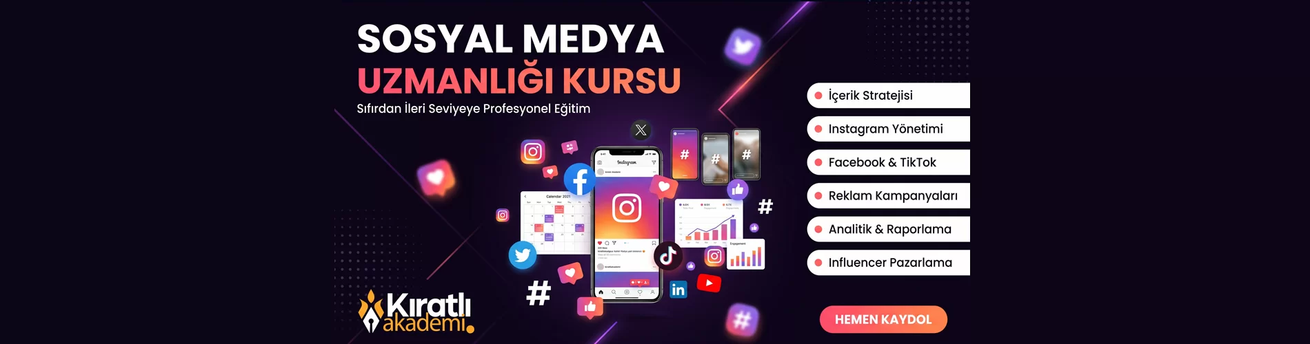 Gaziantep Sosyal Medya Kursu