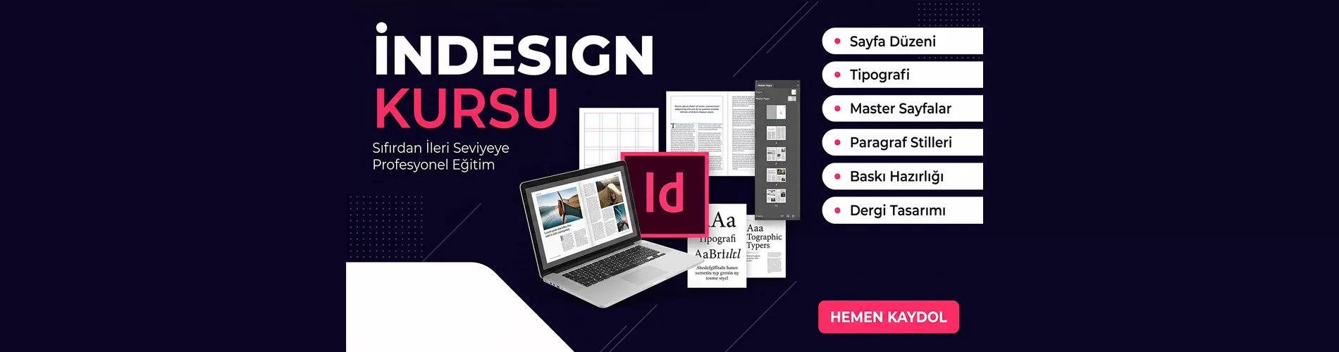 Gaziantep İndesign Kursu