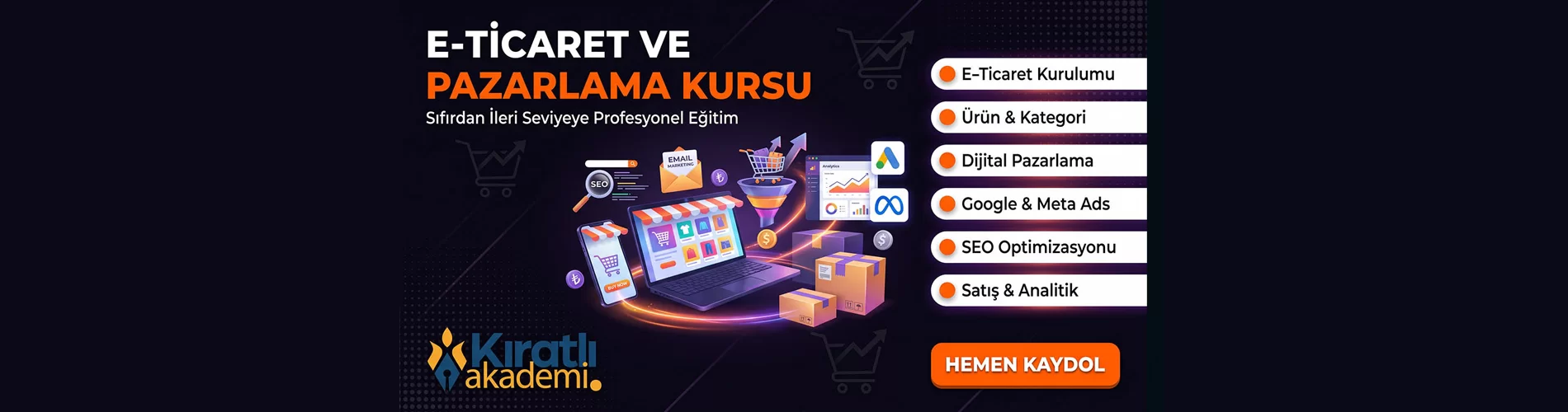 Gaziantep E-Ticaret ve Pazarlama Kursu